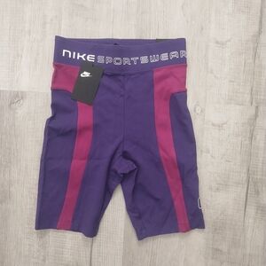 Nike Purple and Pink Sportswear Shorts